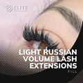 Light Russian Volume Lash Extensions - Fill